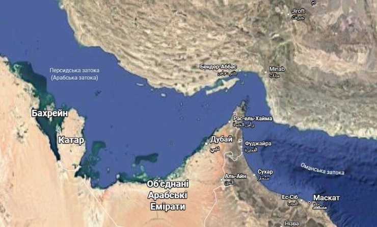 Вперше французьке судно пройшло Ормузьку протоку